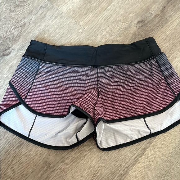 lululemon athletica Black and Pink Athletic Shorts - Picture 2 of 4